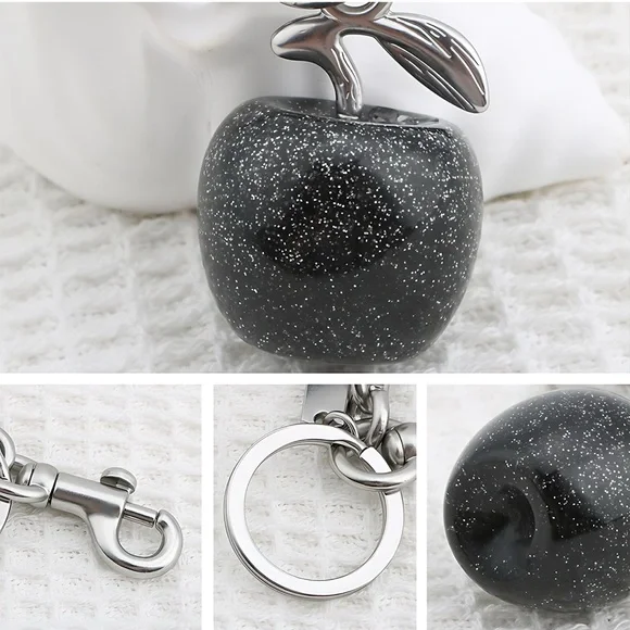 Black Apple Bag Charm NWT 🍎🍎🍎 - Picture 6 of 7